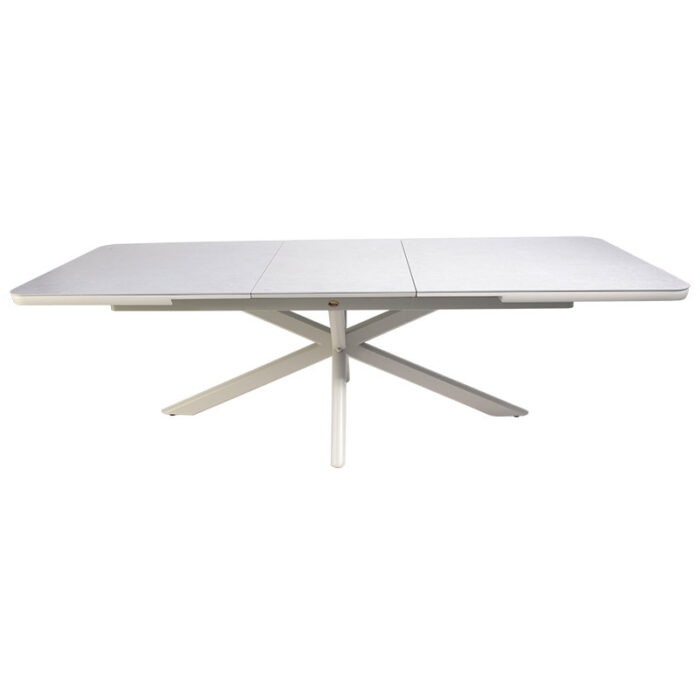 Oosterik home Hillsdale uitschuifbare dining tafel sunny creme B 200 260 x D 100 x H 75 cm – beige