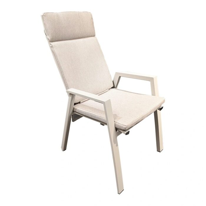 Trestino Paxon Tuinstoel Verstelbaar Silver Grey – grijs