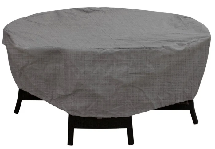 Eurotrail Zitgroephoes rond Cantonic dia. 160x90 cm grijs
