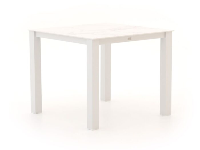 Bellagio tuinmeubelen Bellagio Lagundo dining tuintafel 90x90cm Laagste prijsgarantie! – Wit