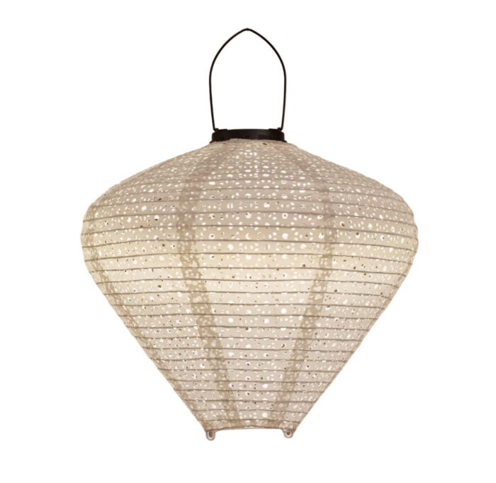 Annas collection Lampion 33 x 29 cm Wit Marrakesh solar Anna’s Collection