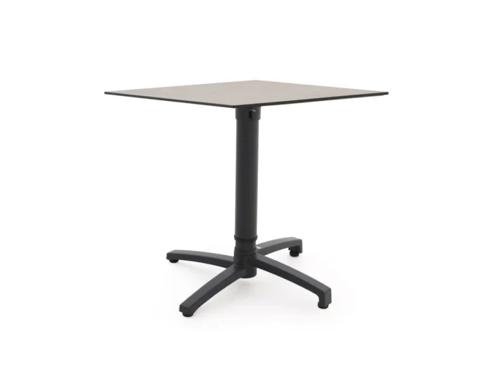 Bellagio tuinmeubelen Canzo klaptafel 80x80x73/109cm verstelbaar - Grijs