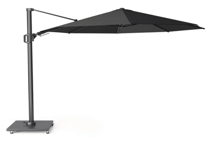 Platinum Challenger zweefparasol 3.5m T2 premium (excl. voet) faded black - Zwart