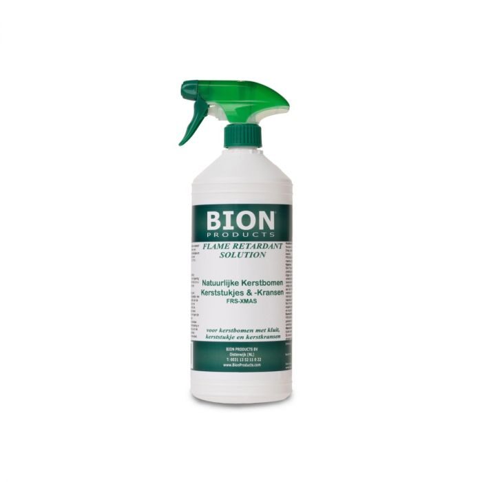 Warentuin mix Brandvertragend impregneer voor echte kerstgroen/kerstbomen OF kunstkerstbomen 500ML
