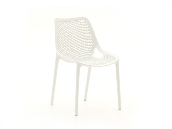 Forza Furniture Forza Ripi dining tuinstoel stapelbaar Laagste prijsgarantie! – Wit