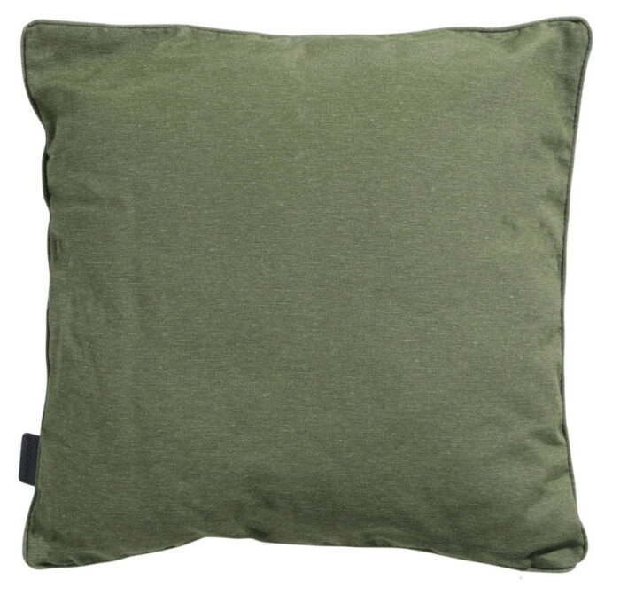 Madison 2 stuks! Sierkussen 45×45 piping Panama groen