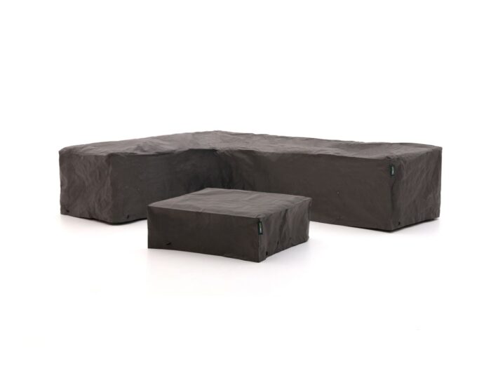 Kees Smit Collectie Kees Smit Tuinmeubelhoes hoek loungeset 235×95/310x95x70cm Laagste prijsgarantie! – Grijs