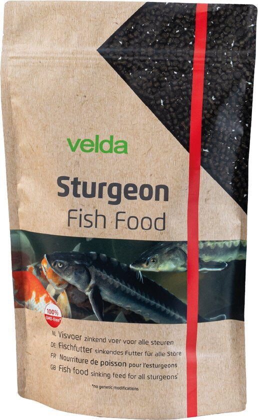 Velda Sturgeon fish food 3000 ml – Zie Foto