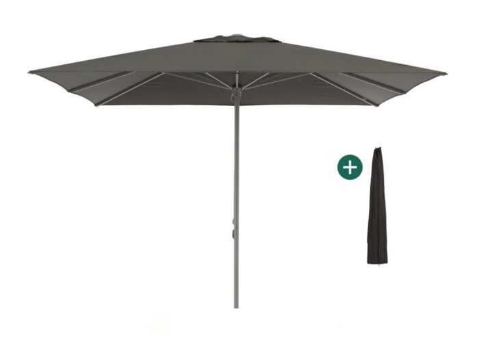 Shadowline Cuba parasol 350x350cm – Zwart