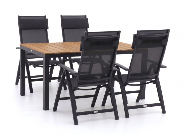 Bellagio tuinmeubelen Bellagio Avenza/Fidenza 160cm dining tuinset 5-delig verstelbaar Laagste prijsgarantie!