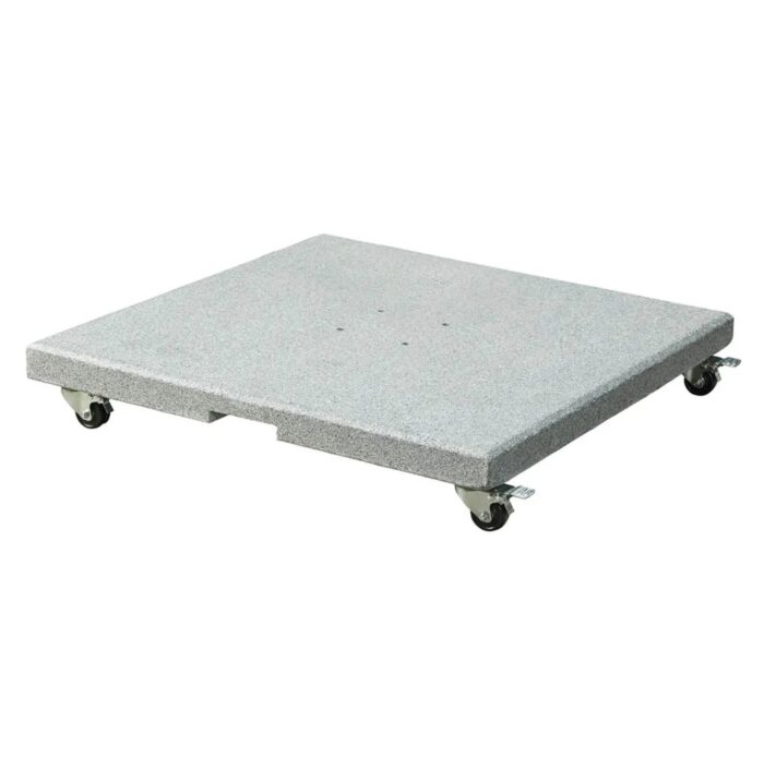 LUX outdoor living Rocca parasolvoet 90kg met zwenkwielen | graniet | grijs