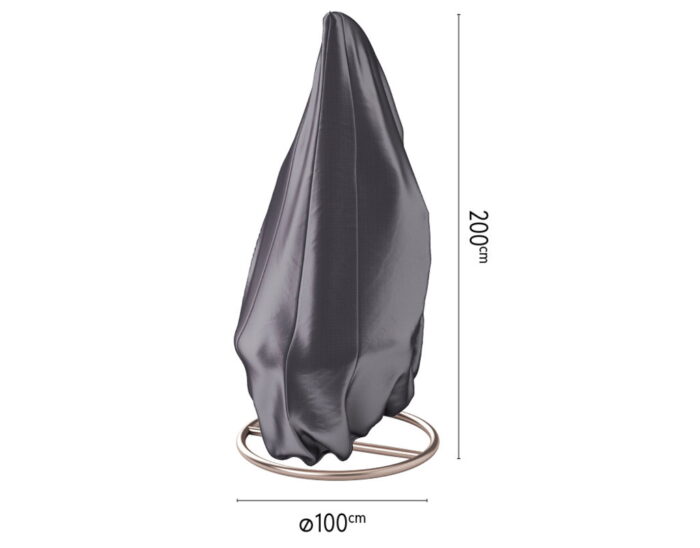 Aerocover Hangstoelhoes dia. 100×200 cm – grijs
