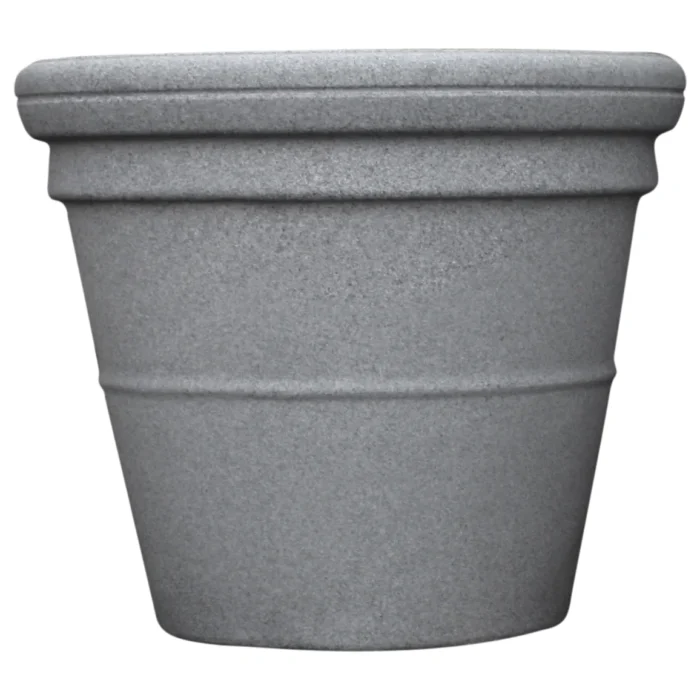 Prestige Ronde 500L grijze plantenbak Rome - grijs