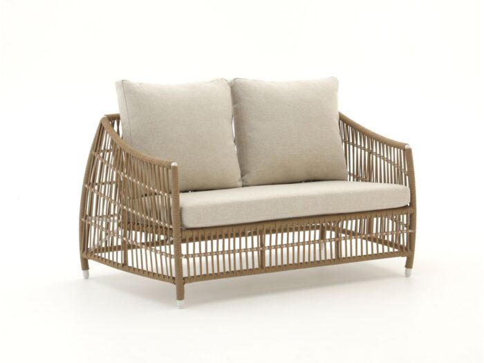 Manifesto Furniture Manifesto Ortello lounge tuinbank 2-zits 143cm Laagste prijsgarantie! – Taupe
