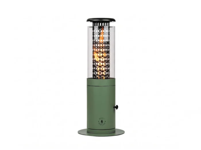 Monti HeatLine + 15% kassakorting | Ember pellet terrasverwarmer ø24cm (h: 58cm) - Groen