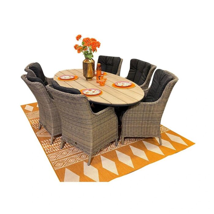 Buitengewoon de boet Edison Beltonna Diningset – tweekleurig