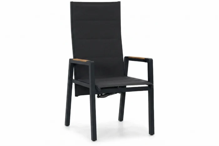 Lifestyle Essence dining tuinstoel verstelbaar antracite - Grijs-antraciet
