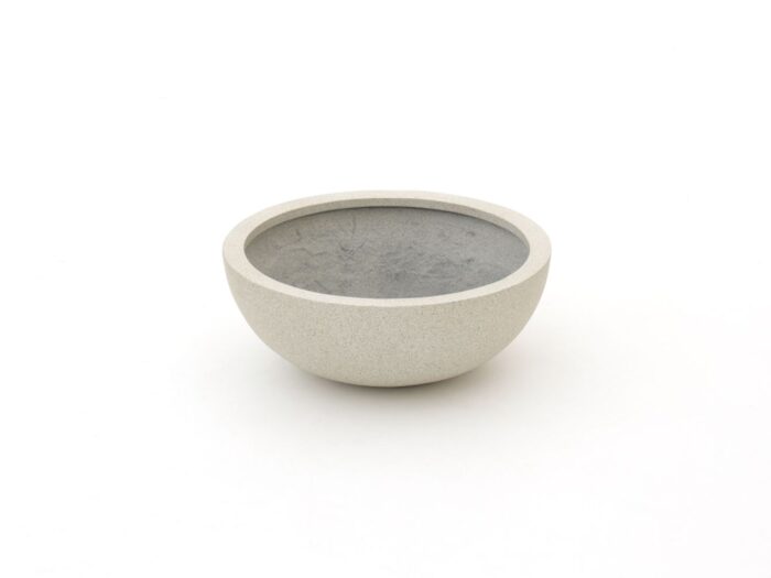 Luca Lifestyle Grigio Bowl bloempot S ø40cm (h:18cm) – Wit