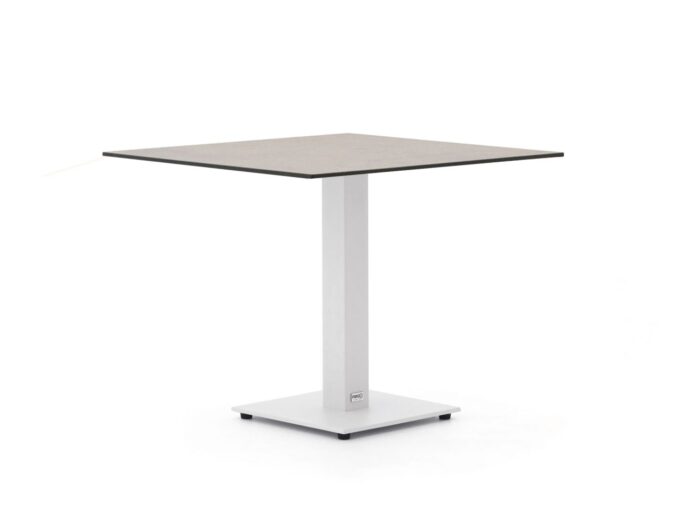 Forza Furniture Forza Orta tuintafel 80x80x73cm Laagste prijsgarantie! – Wit