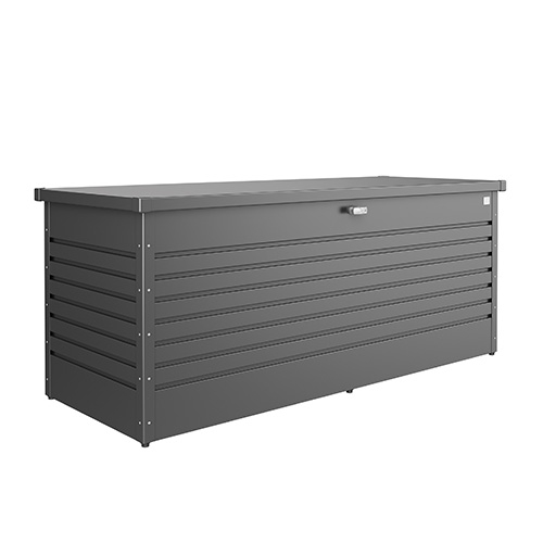 Biohort Hobbybox Donkergrijs Metallic 201 cm luxe box – grijs