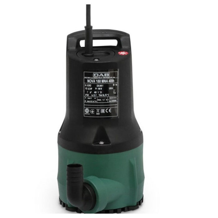 Dab Nova 180 M-NA Dompelpomp – Groen/ zwart / RVS