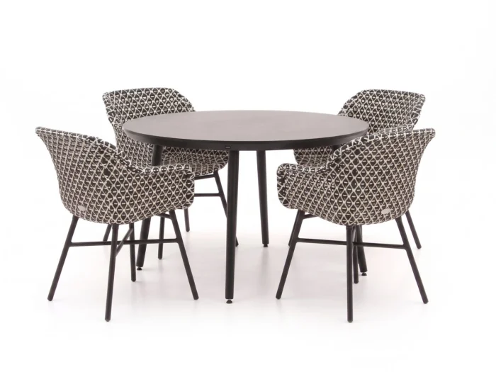 Hartman tuinmeubelen Delphine/Sophie Studio ø128cm dining tuinset 5-delig