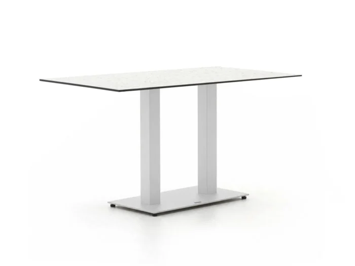 Forza Furniture Orta tuintafel 140x80x73cm - Wit