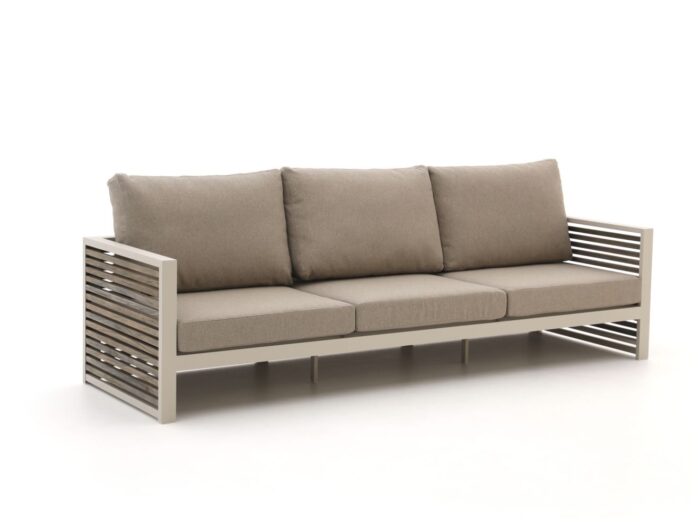 Bellagio tuinmeubelen Bellagio Cadora lounge tuinbank 3-zits 252cm Laagste prijsgarantie! – Taupe