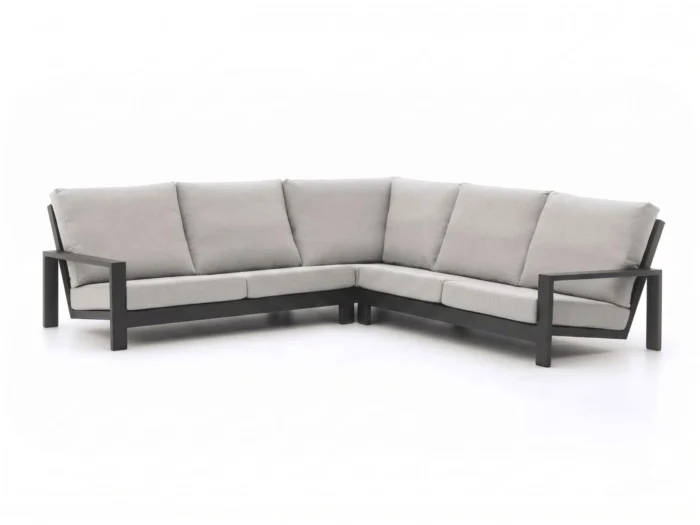 Bellagio tuinmeubelen Vezzano hoek loungeset 3-delig 5-zits - Grijs