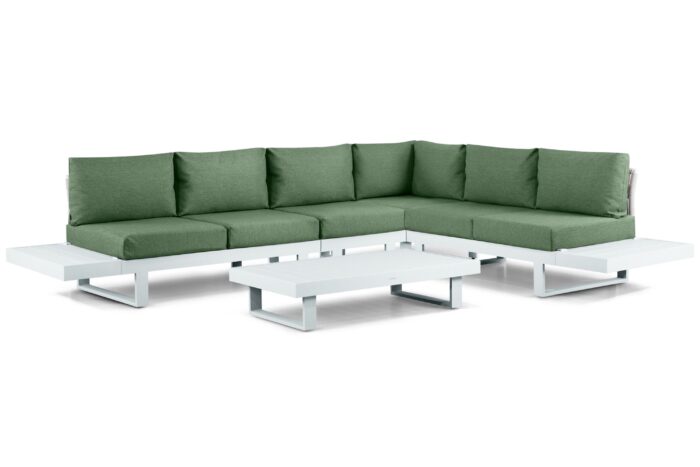Lifestyle Garden Furniture Lorenzo hoek loungeset 7-delig – Wit