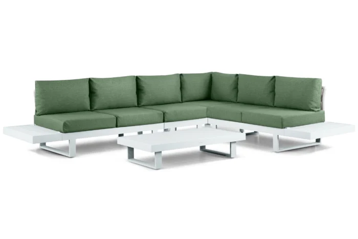 Lifestyle Garden Furniture Lorenzo hoek loungeset 7-delig - Wit