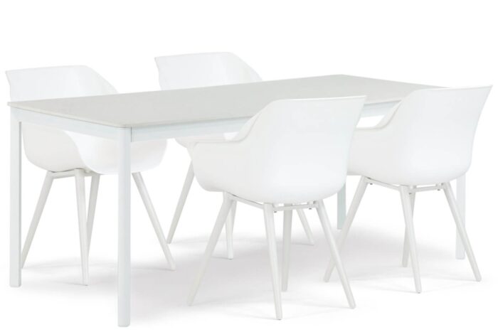Hartman Sophie studio/Como 180 cm dining tuinset 5-delig – Wit