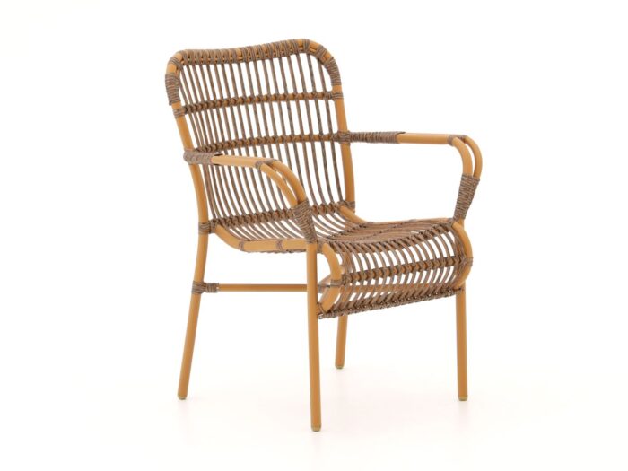 Intenso Furniture Intenso Parma dining tuinstoel stapelbaar Laagste prijsgarantie! – Taupe