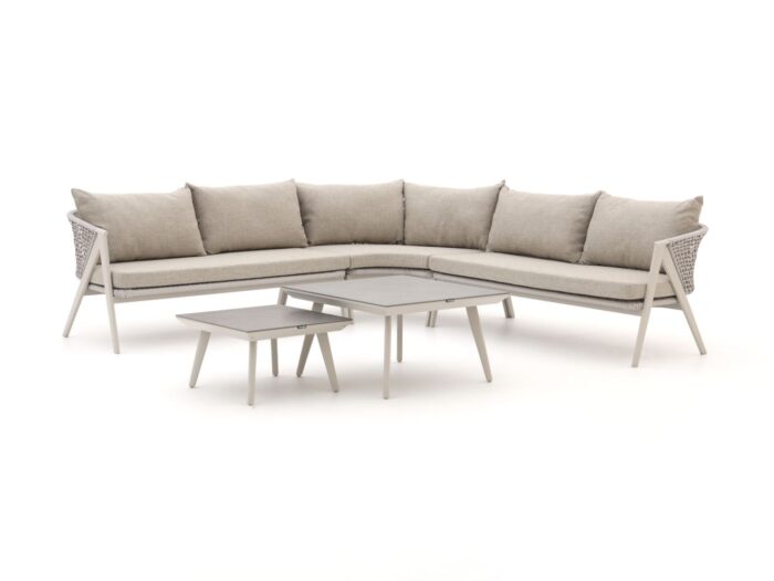 Manifesto Furniture Manifesto Valsecca hoek loungeset 5-delig Laagste prijsgarantie! – Taupe