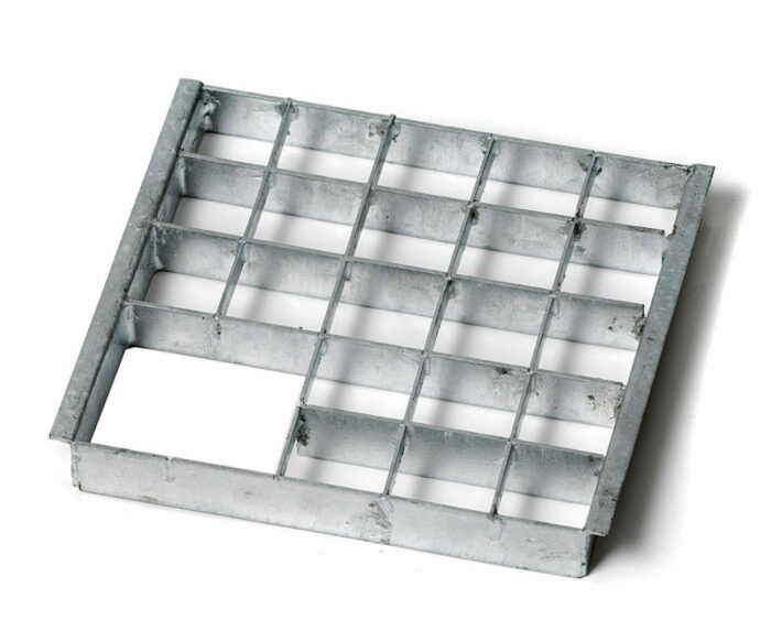 Ubbink Inzetstuk voor afdekroosters 20 x 20 cm – grijs