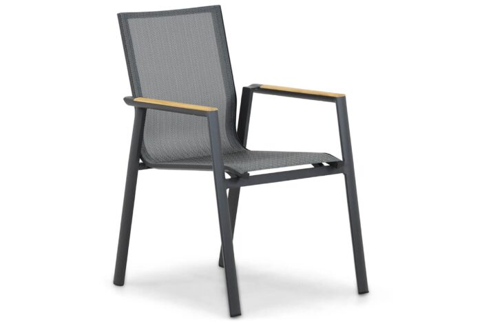 Lifestyle Garden Furniture Fiora dining tuinstoel – Grijs-antraciet