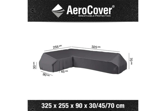 Platinum AeroCover | Loungesethoes 325 x 255 x 90 x 30-45-70(h) | L-Platform Links