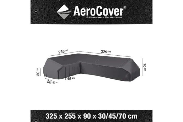 Platinum AeroCover | Loungesethoes 325 x 255 x 90 x 30-45-70(h) | L-Platform Links