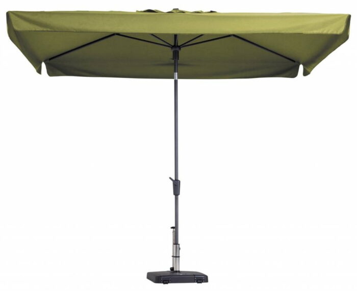 Madison Stokparasol Delos 300 x 200 cm sage green zonwering – groen