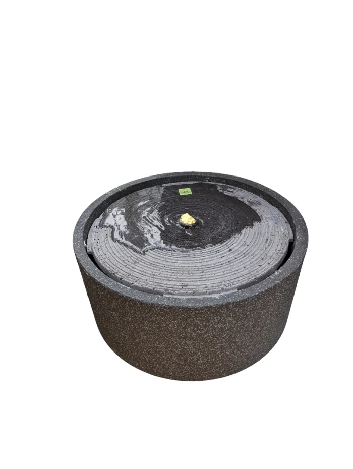 Elite Fontein stone lite black sandstone waterornament I E'lite - zwart