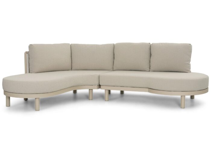 Santika Furniture Nanda organisch loungeset 2-delig – Zand/Beige