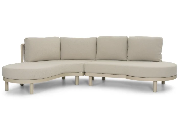 Santika Furniture Nanda organisch loungeset 2-delig - Zand/Beige