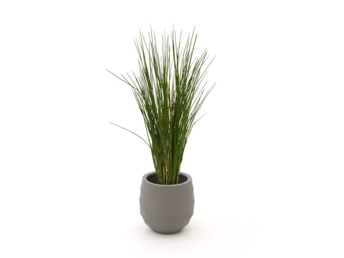 Designplants/Luca Lifestyle Gras kunstplant (h:80cm) met Bordo Balloon bloempot Laagste prijsgarantie! – Groen