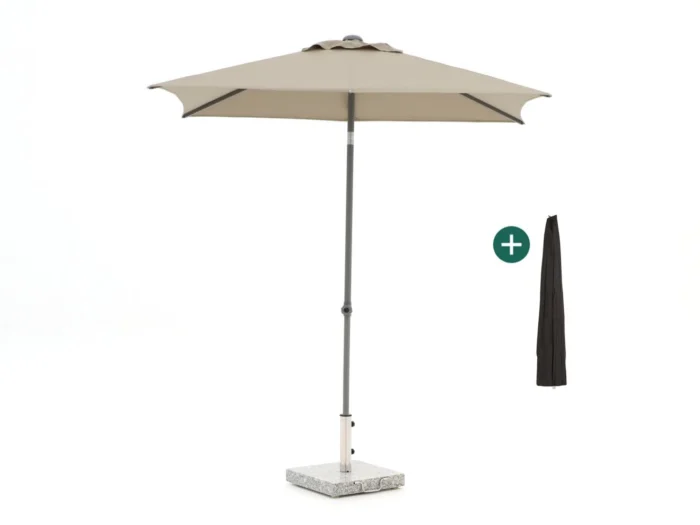 Shadowline Push-up parasol 210x150cm - Taupe