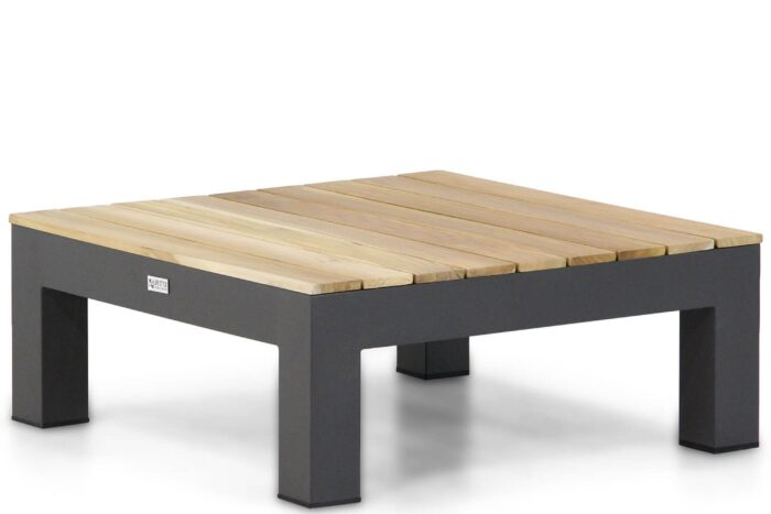 Lifestyle Garden Furniture Ravalla loungetafel vierkant antraciet – Grijs-antraciet
