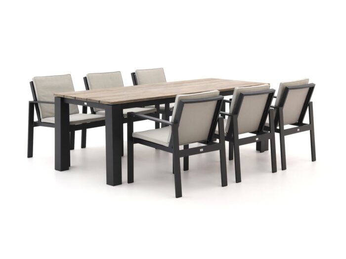 Bellagio tuinmeubelen Bellagio Vezzano/Lagundo 230cm dining tuinset 7-delig Laagste prijsgarantie! – Bruin