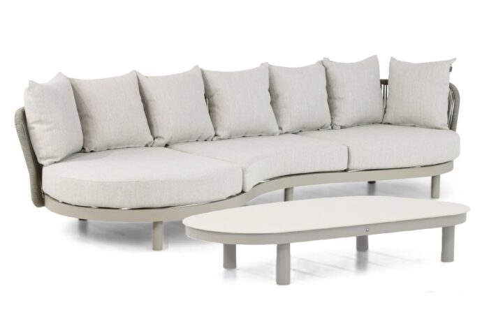 Hartman Bjorn/Bario loungeset 2-delig – Taupe-naturel-bruin