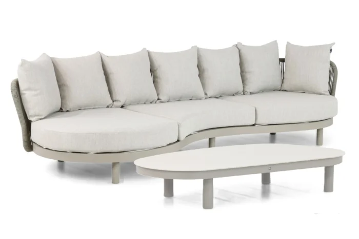 Hartman Bjorn/Bario loungeset 2-delig - Taupe-naturel-bruin