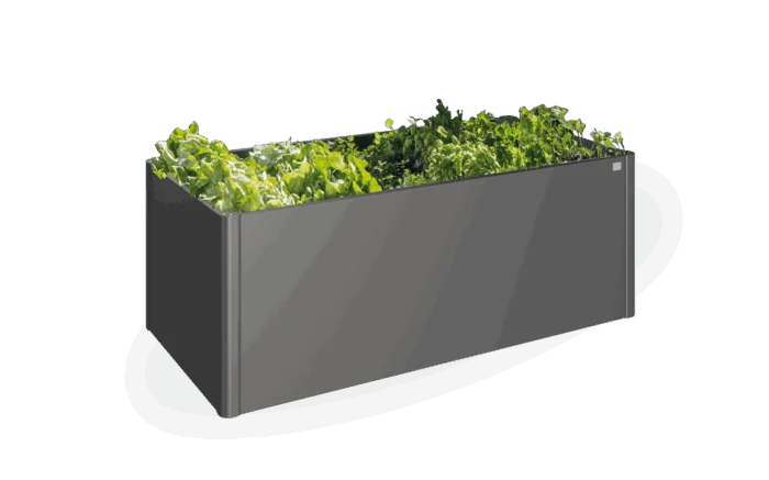 Biohort Plantenbak Moestuinbox - grijs;zwart