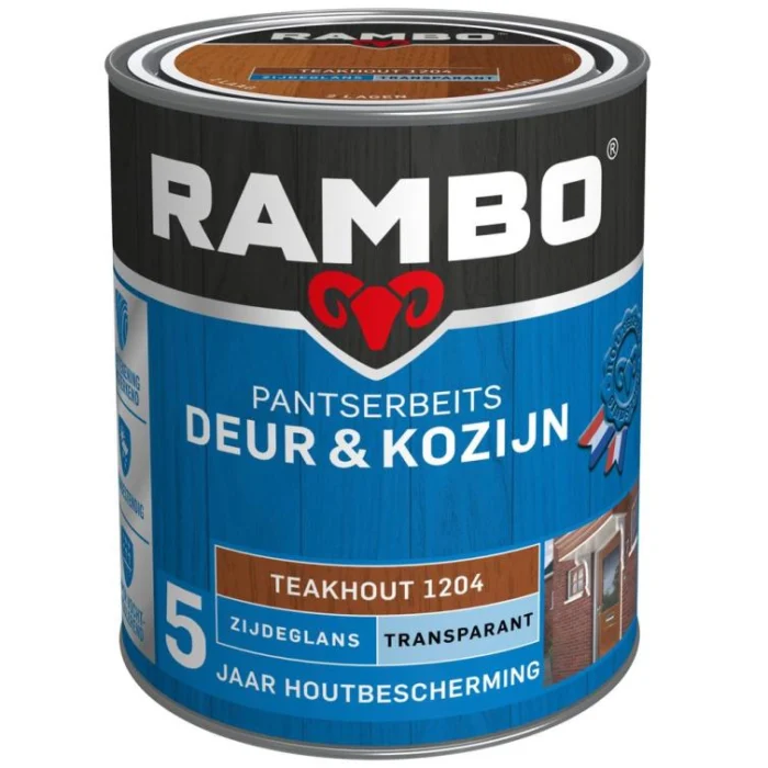 Rambo Pantserbeits deur en kozijn zg tr. 1204 0,75l - hout